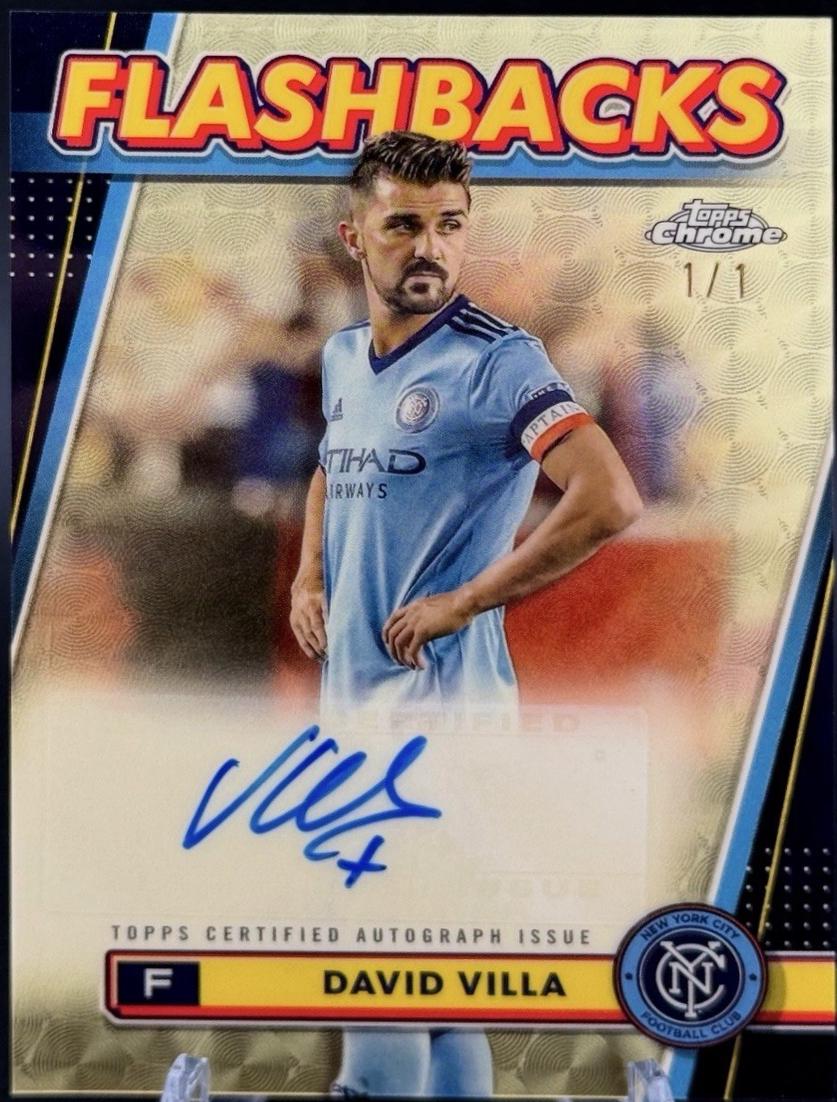David Villa - Chrome MLS Flashbacks Autograph #FA-DV