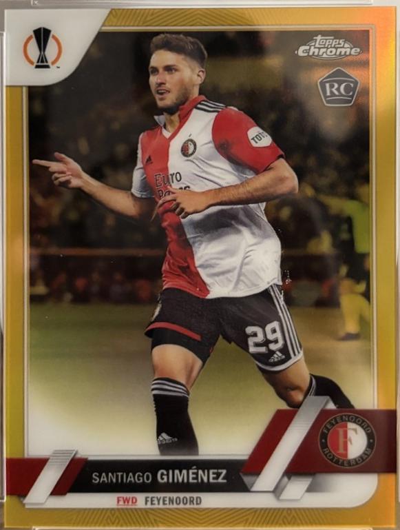 Santiago Gimenez - Chrome UEFA Club Competitions #153