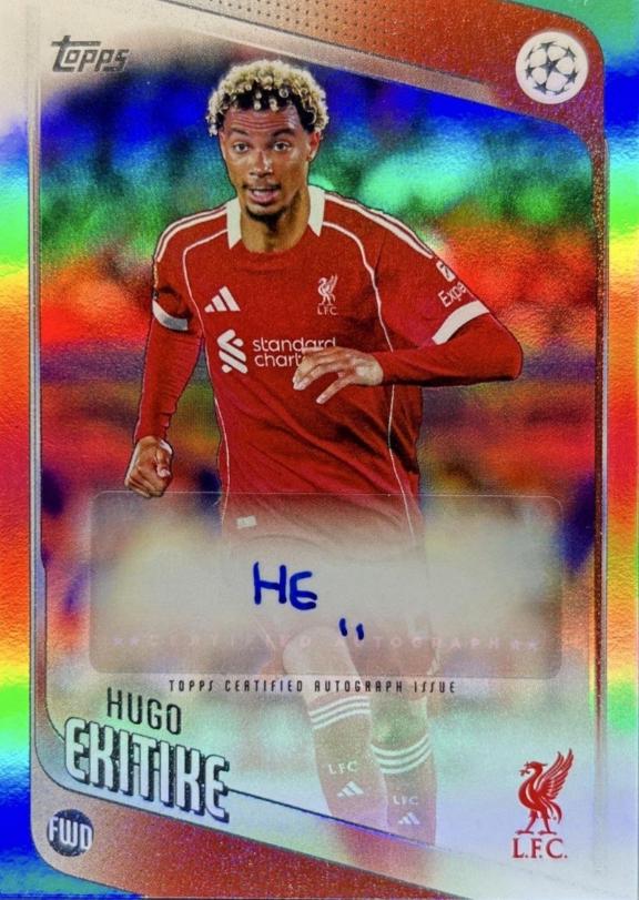 Hugo Ekitike - UEFA Autograph #BA-HE