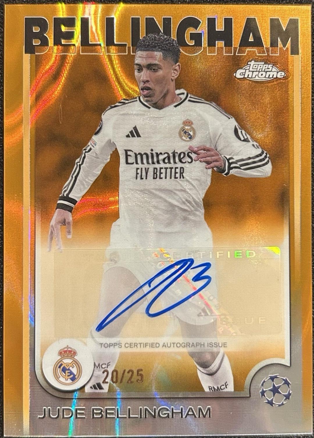 Jude Bellingham - Chrome UEFA Autograph #CA-JB