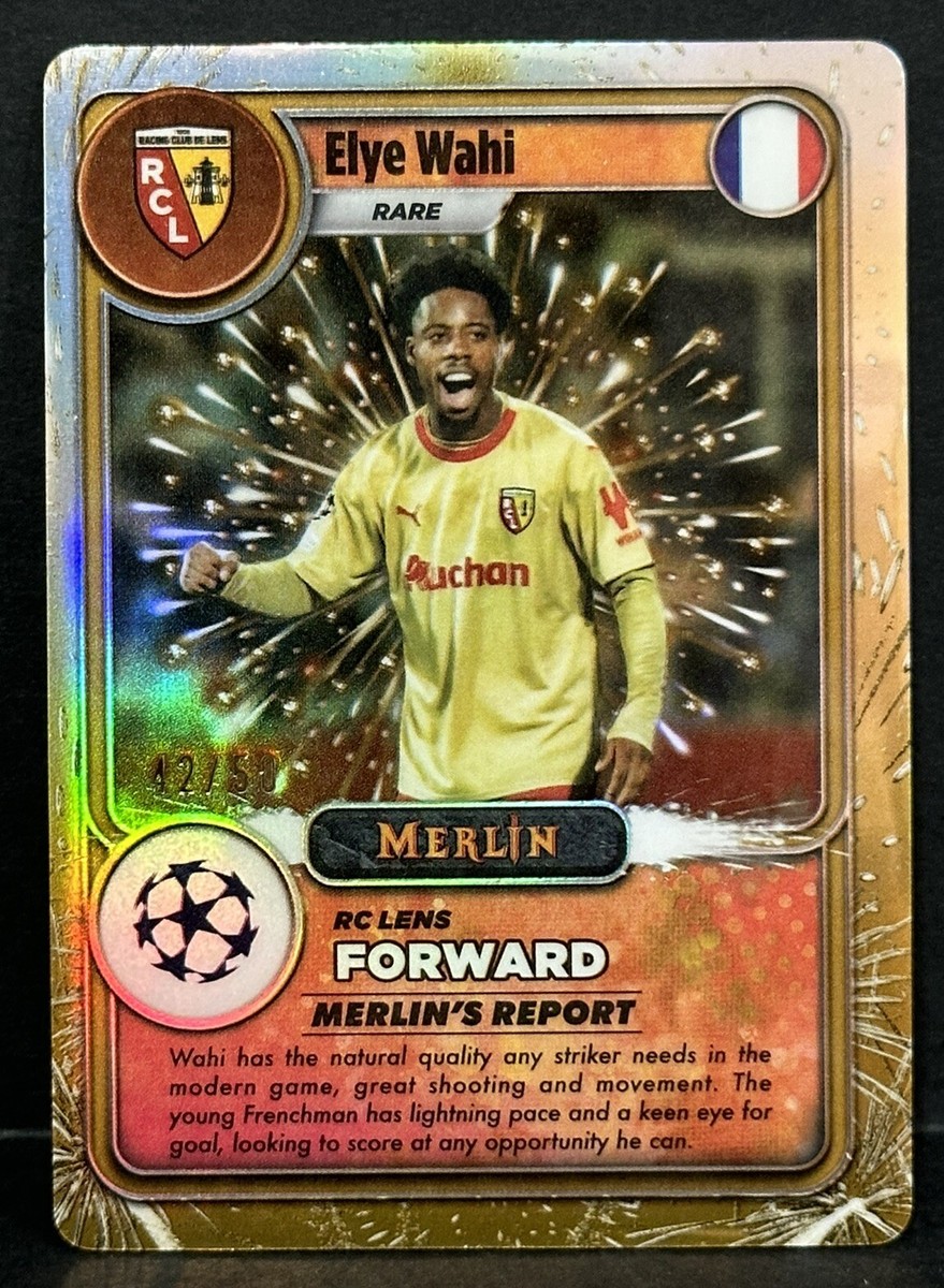 Elye Wahi - UEFA Autograph #BA-WA