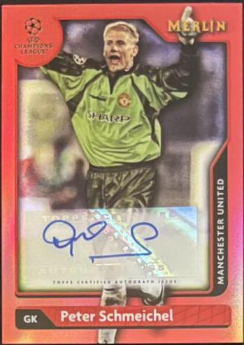 Peter Schmeichel - Merlin Chrome UEFA Autographs #A-PS