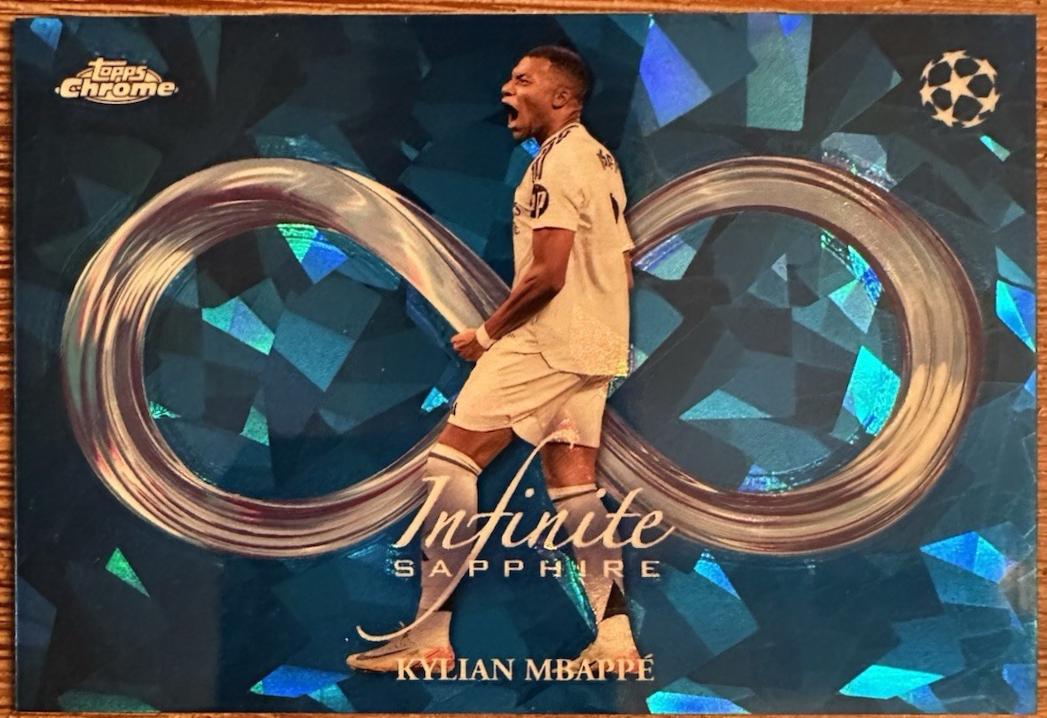 Kylian Mbappe - Chrome UEFA Sapphire Infinite #IS-9