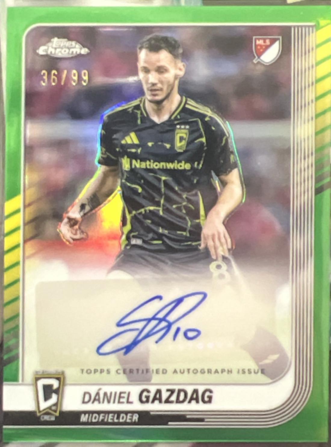 Daniel Gazdag - Chrome MLS Autograph #CA-DG