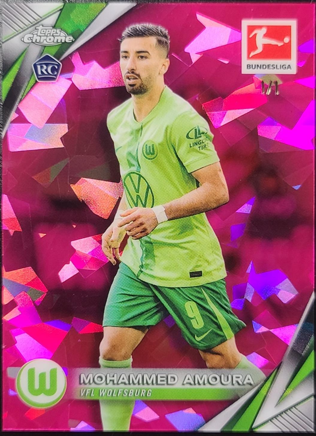 Mohammed Amoura - Chrome Bundesliga #100