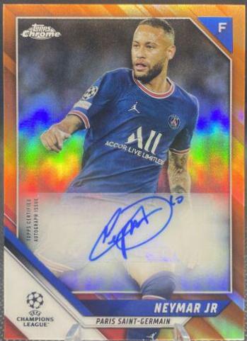 Neymar Jr - Chrome UEFA Champions League Autographs #CA-N