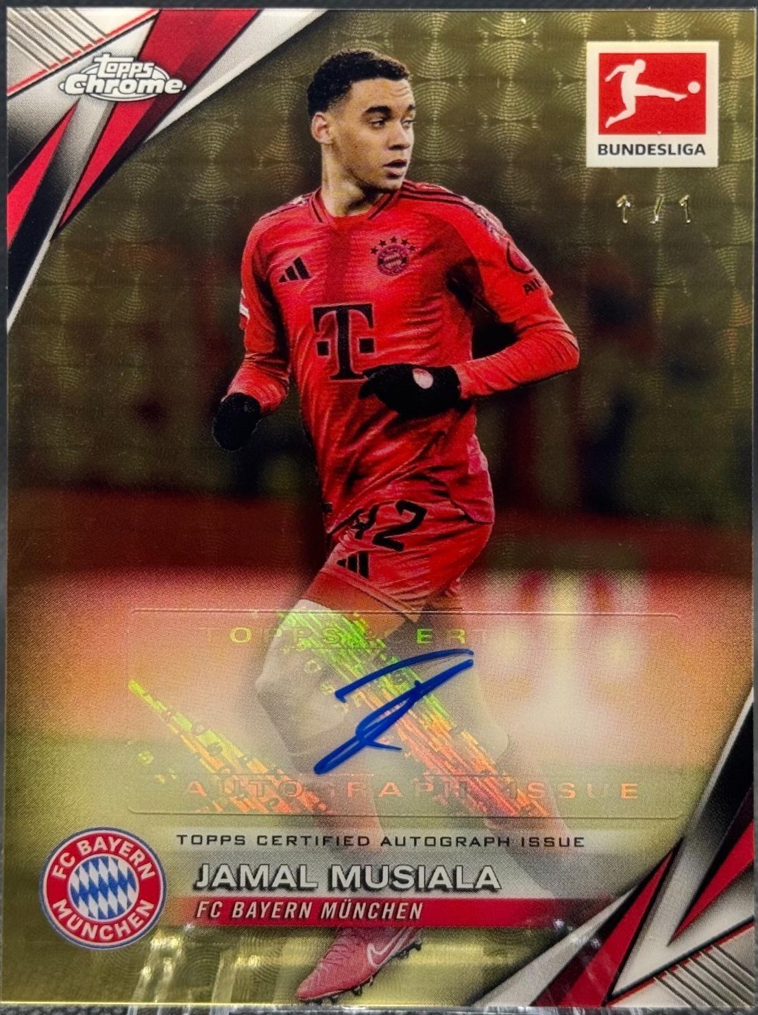 Jamal Musiala - Chrome Bundesliga Autograph #BA-JM