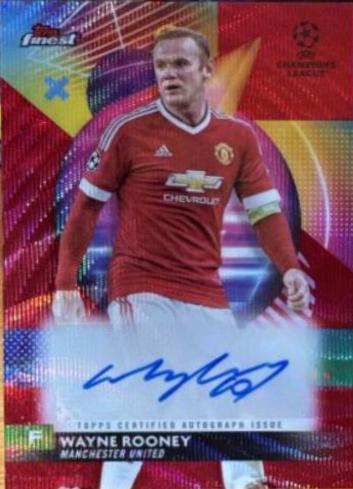 Wayne Rooney - Finest UEFA Club Autograph #A-WR