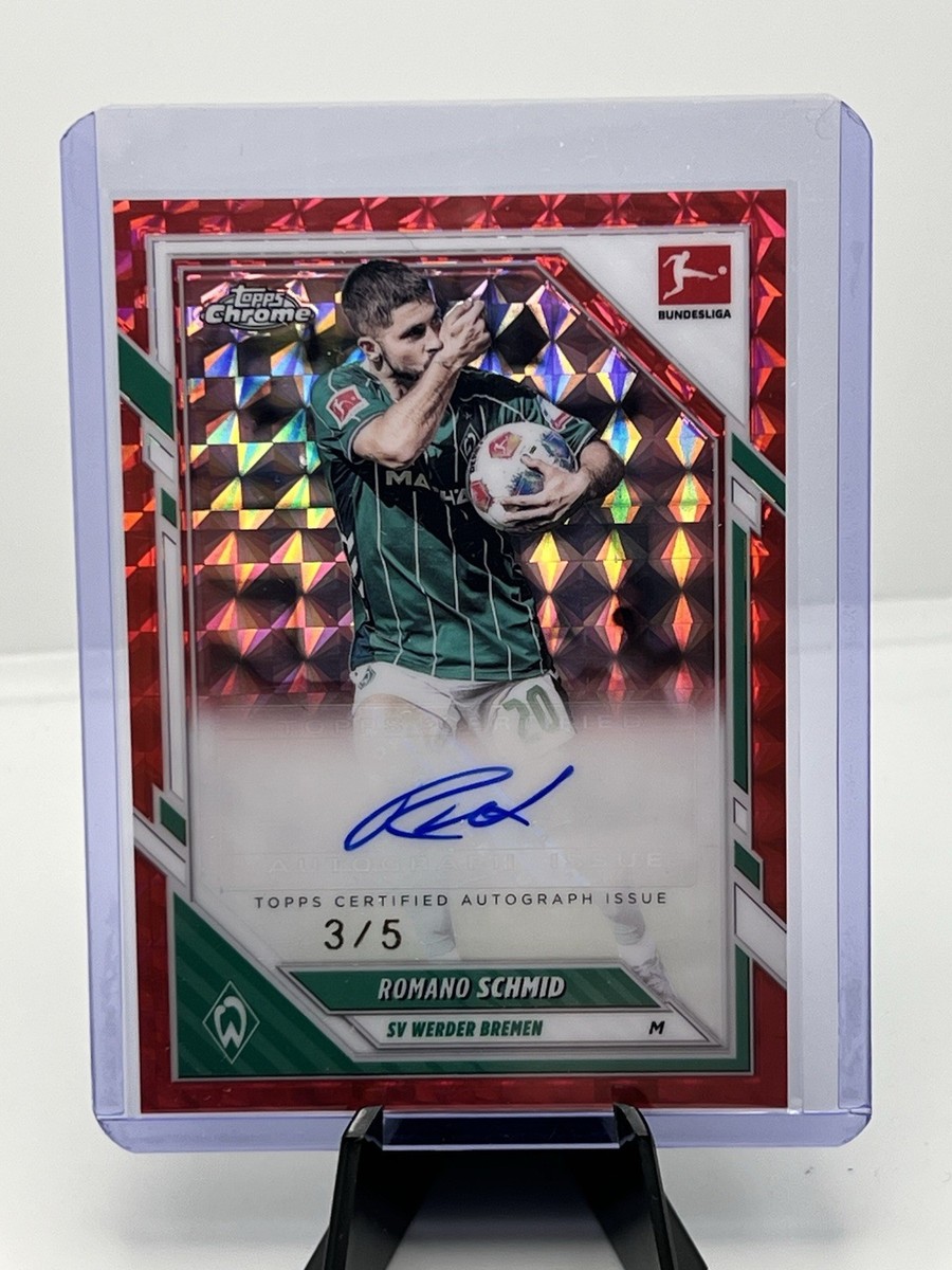 Romano Schmid - Chrome Bundesliga Autograph #BA-RS