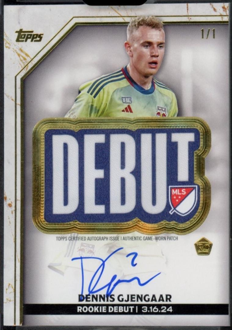 Dennis Gjengaar - Chrome MLS Debut Patch Autograph #DPA-DG
