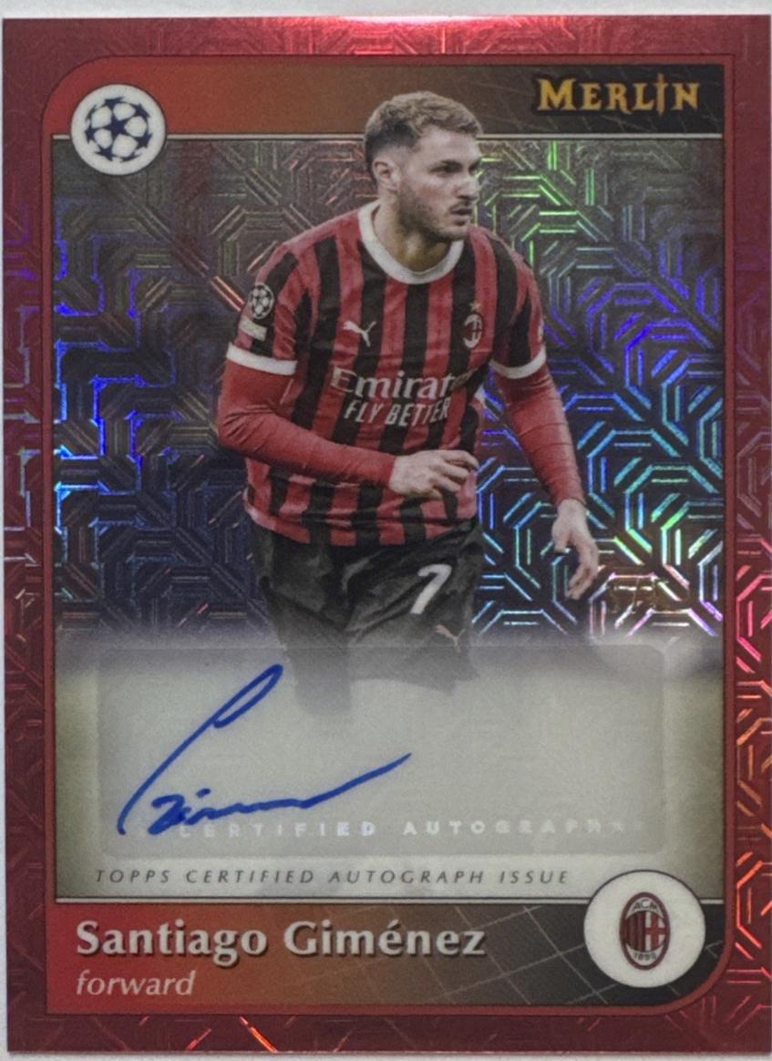 Santiago Gimenez - Merlin UEFA Autograph #AU-GZ