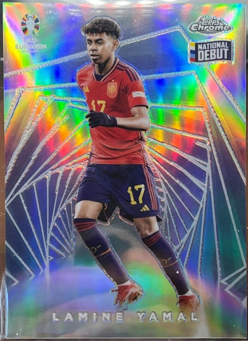Lamine Yamal - Chrome UEFA Euro Hobby Masters #H-3