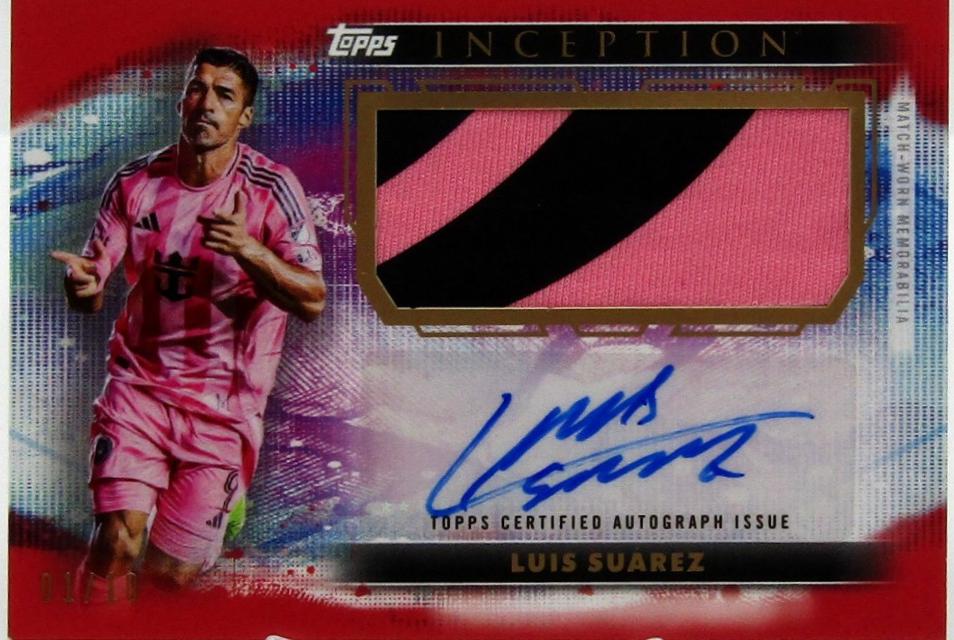 Luis Suarez - Inception MLS Autograph Jumbo Relic #AJR-LS