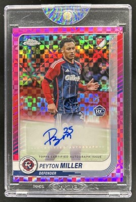 Peyton Miller - Chrome MLS Autograph #CA-PM