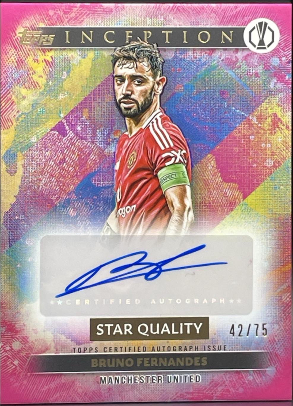 Bruno Fernandes - Inception UEFA Star Quality Autograph #SQA-BF