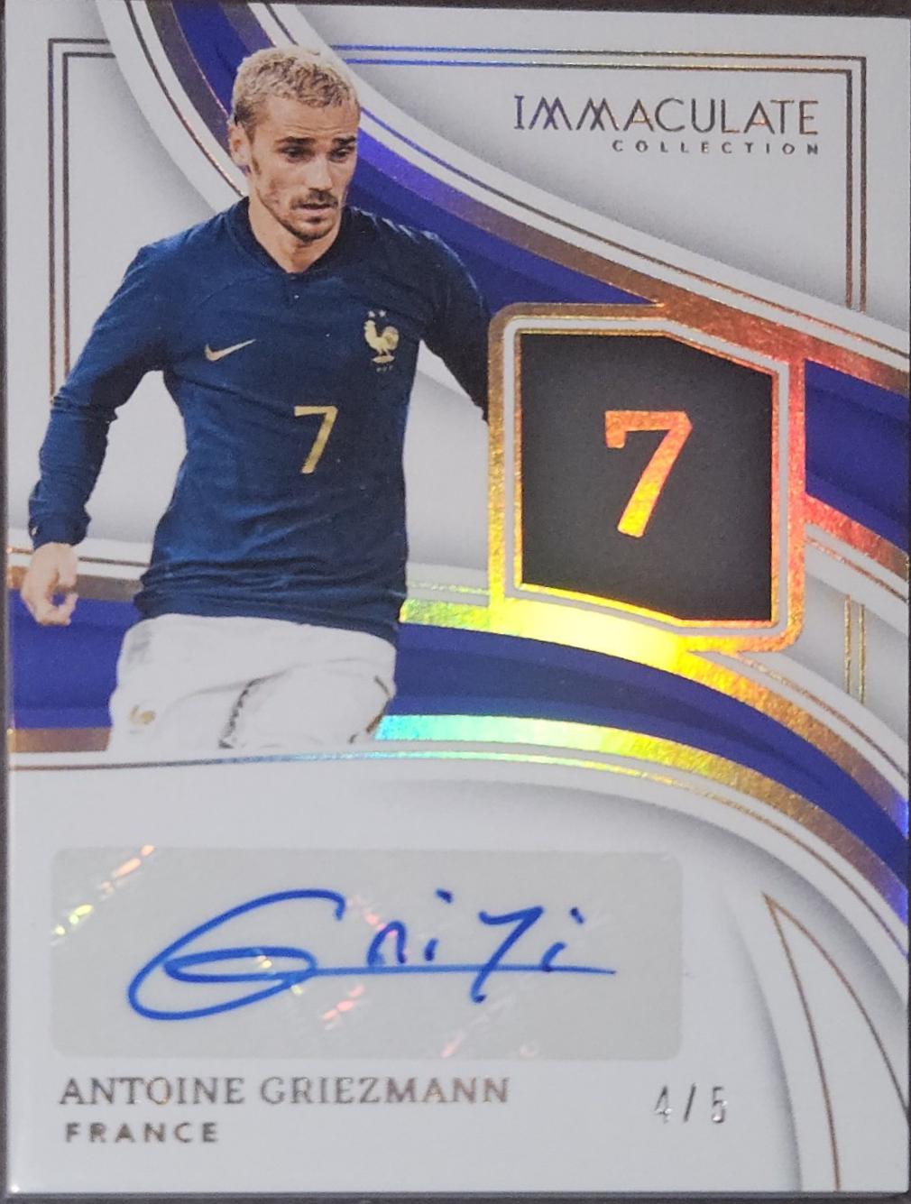 Antoine Griezmann - Immaculate Numbers Signature #IN-AG
