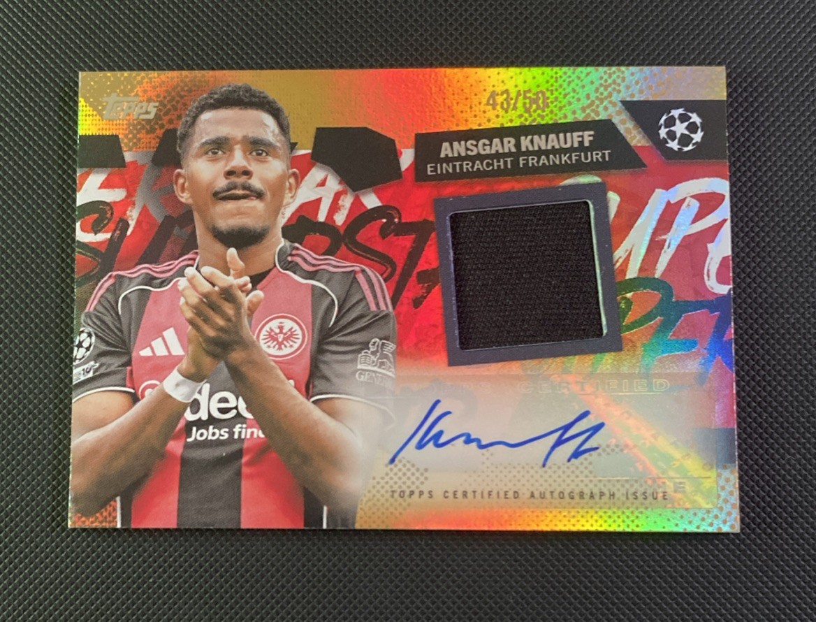 Ansgar Knauff - UEFA Autograph #BA-AK