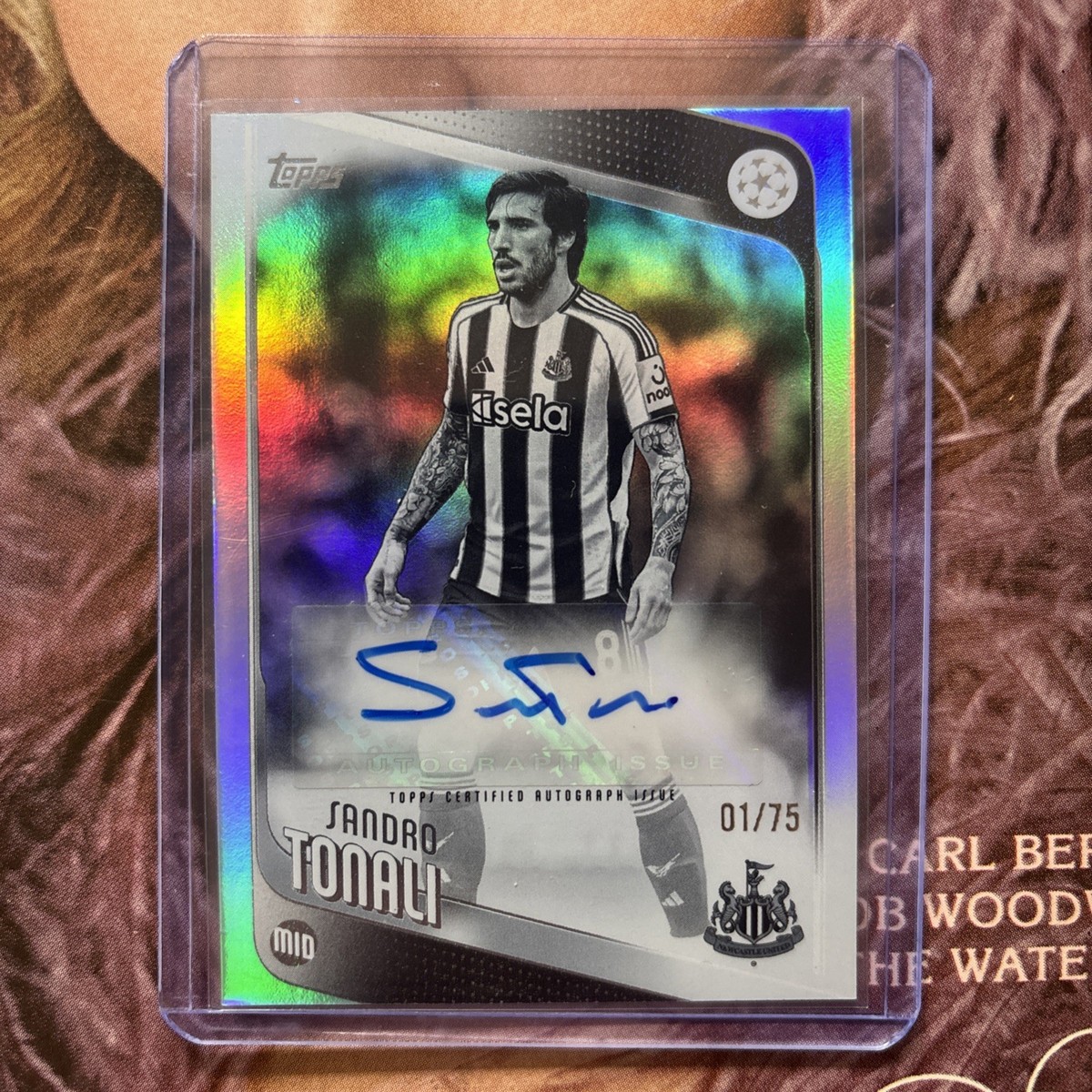 Sandro Tonali - UEFA Autograph #BA-ST