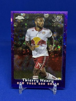 Thierry Henry - Chrome MLS 1995 Autograph #NFA-TH