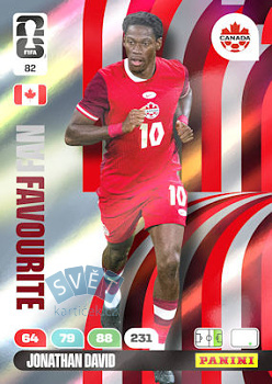 Jonathan David - Adrenalyn XL FIFA World Cup #589
