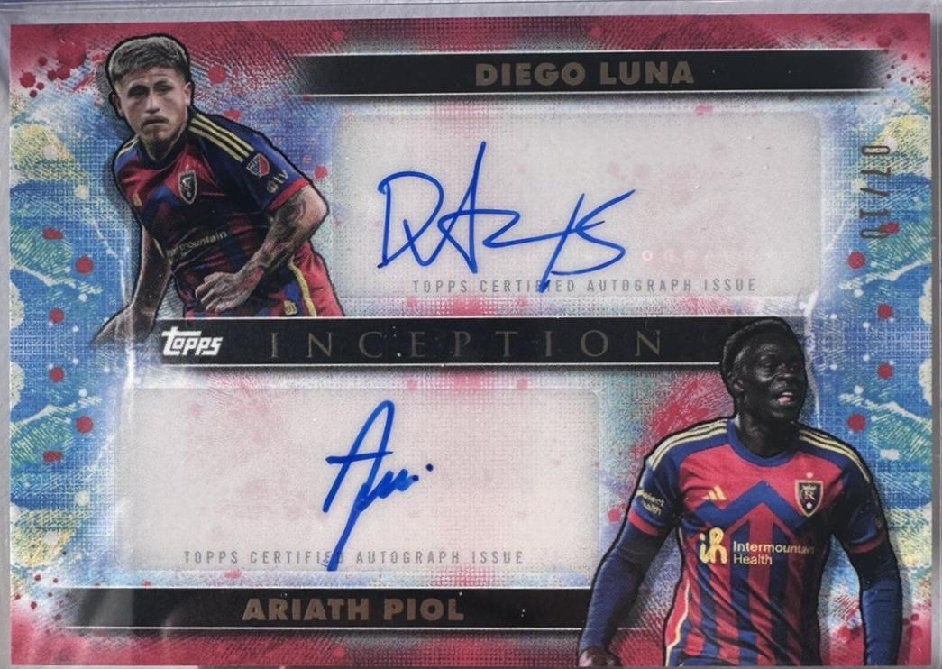 Diego Luna / Ariath Piol - Inception MLS Dual Autograph #DA-LP