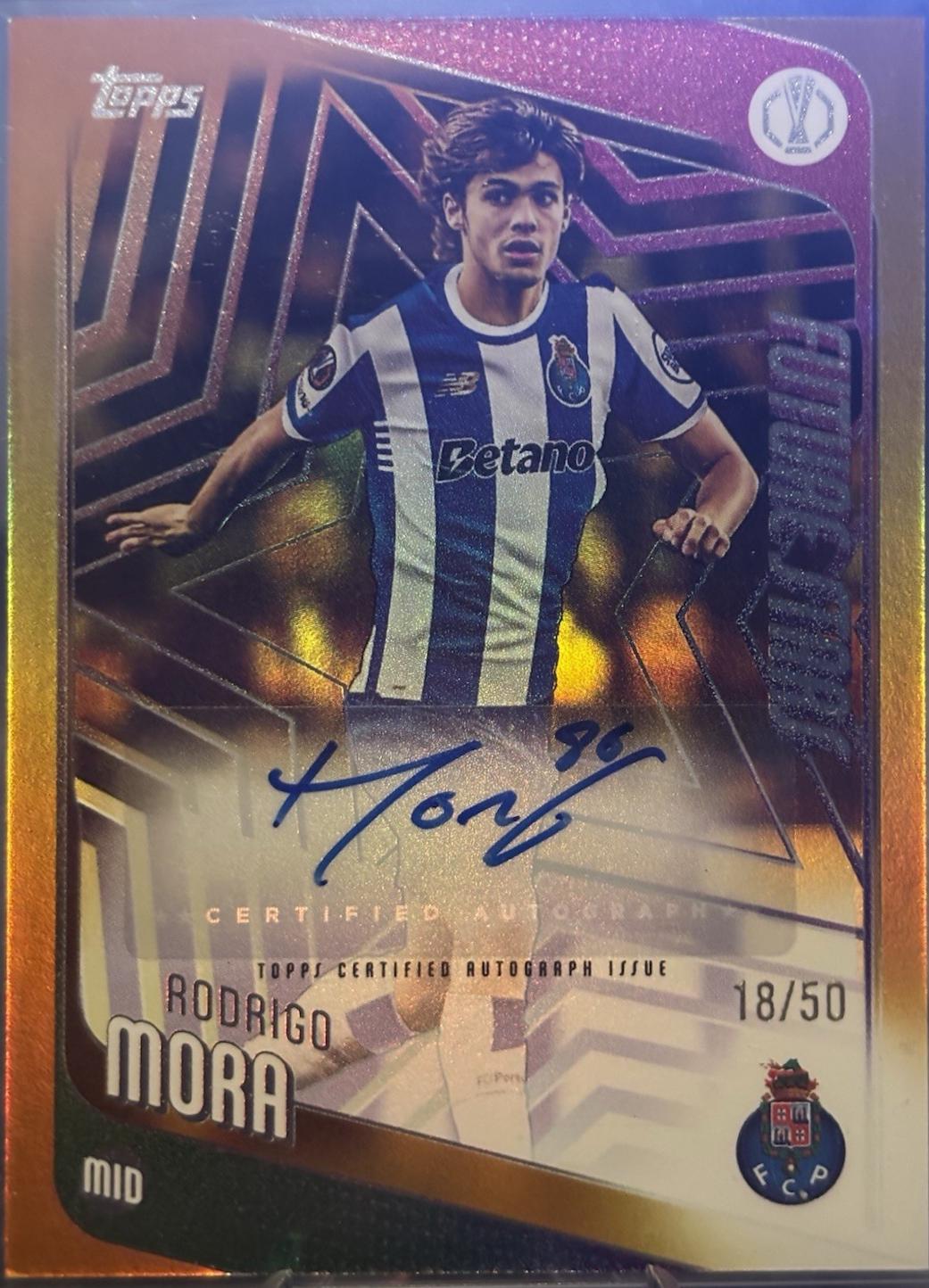 Rodrigo Mora - UEFA Future Stars Autograph #FSA-RM