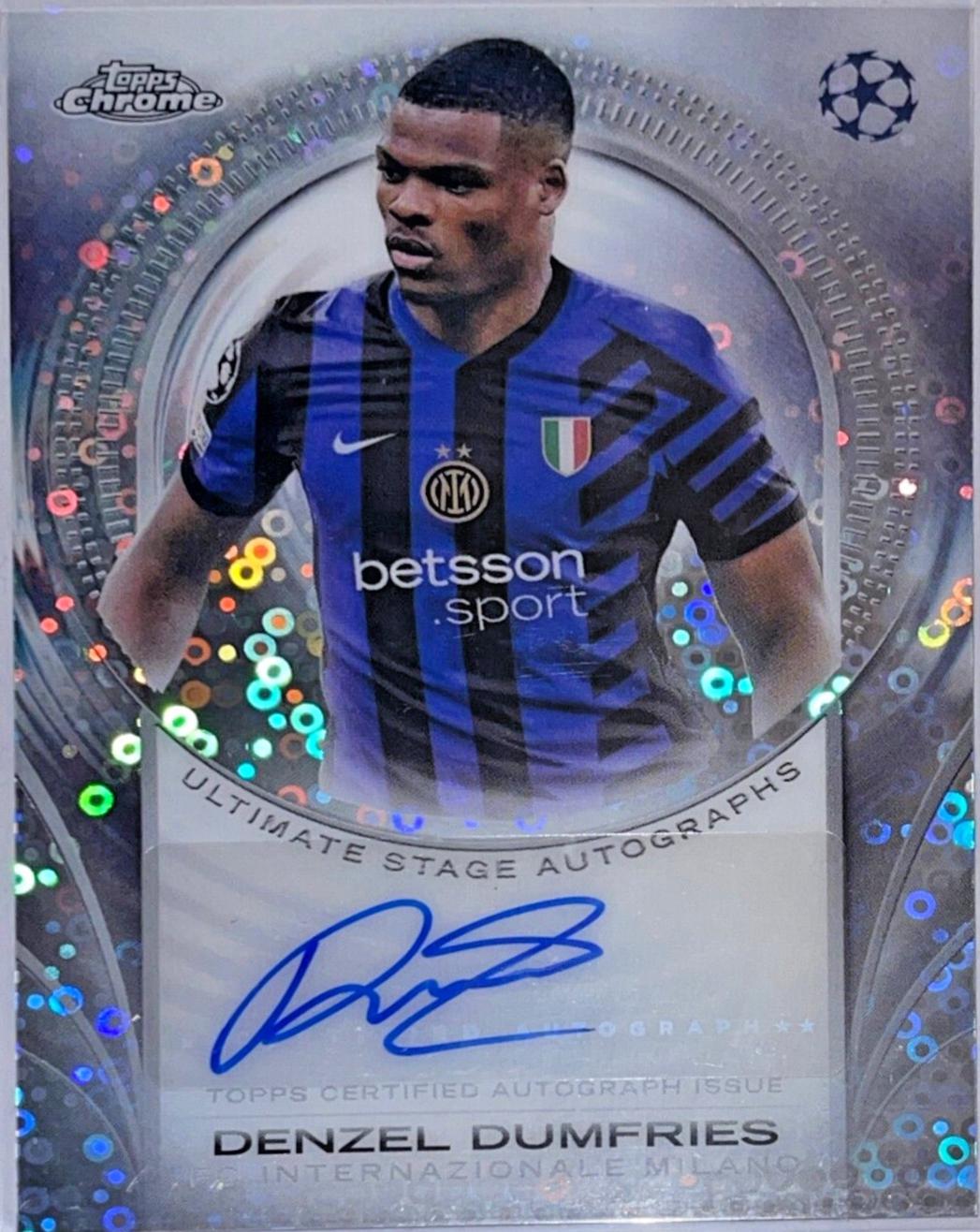 Denzel Dumfries - UEFA Ultimate Stage Chrome Autograph #USCA-DD