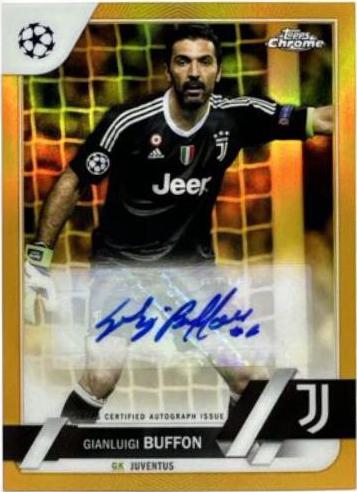 Gianluigi Buffon - Chrome UEFA Club Competitions Autographs #CA-GB