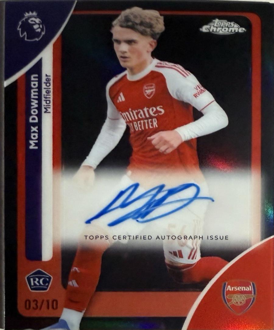 Max Dowman - Chrome Premier League Autograph #CA-MD