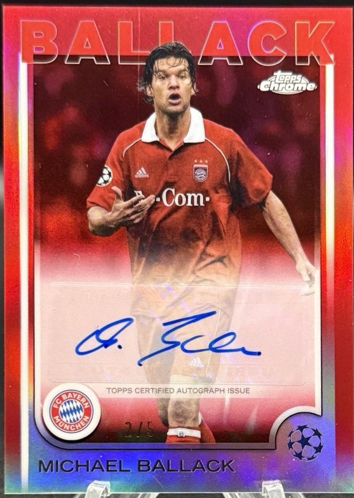 Michael Ballack - Chrome UEFA Autograph #CA-MB