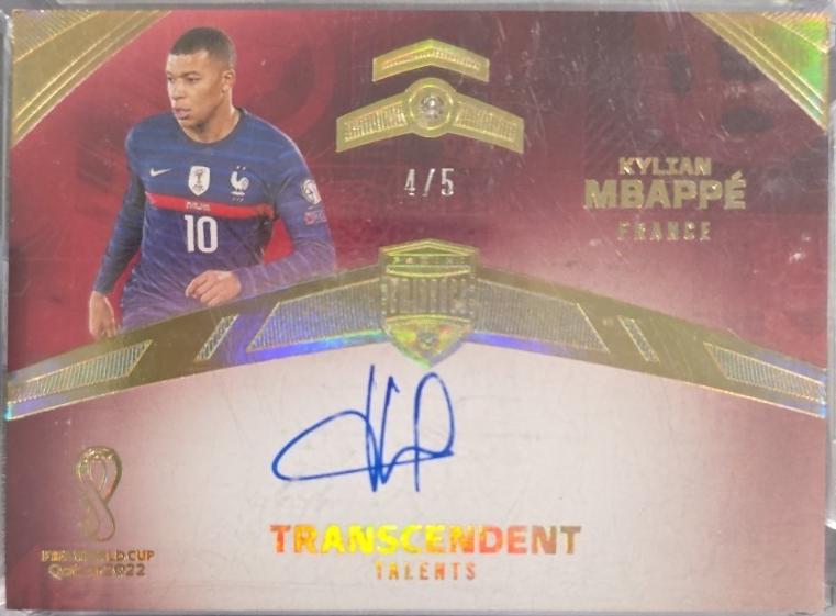 Kylian Mbappe - Eminence FIFA World Cup Transcendent Talents Autographs #