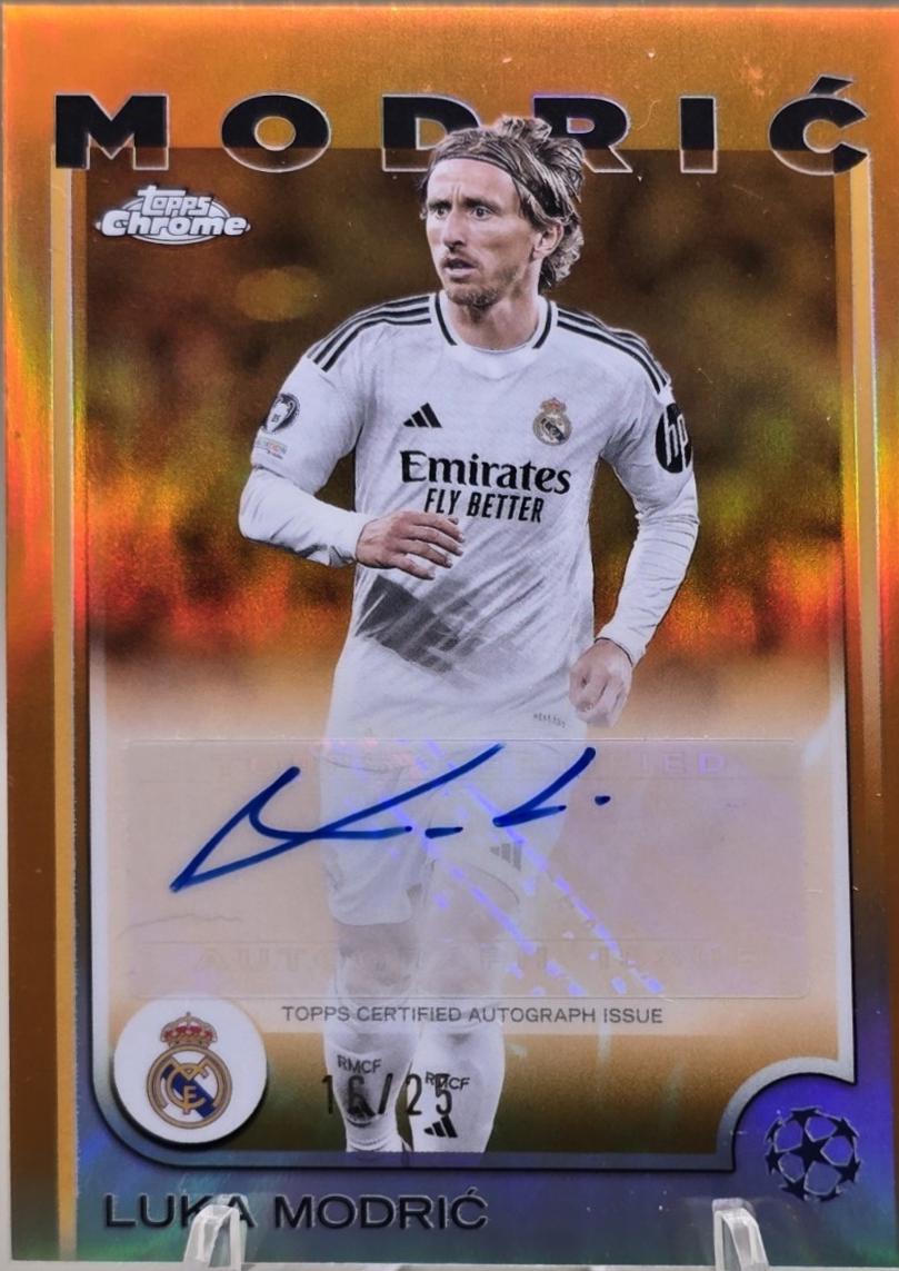 Luka Modric - Chrome UEFA Autograph #CA-LU