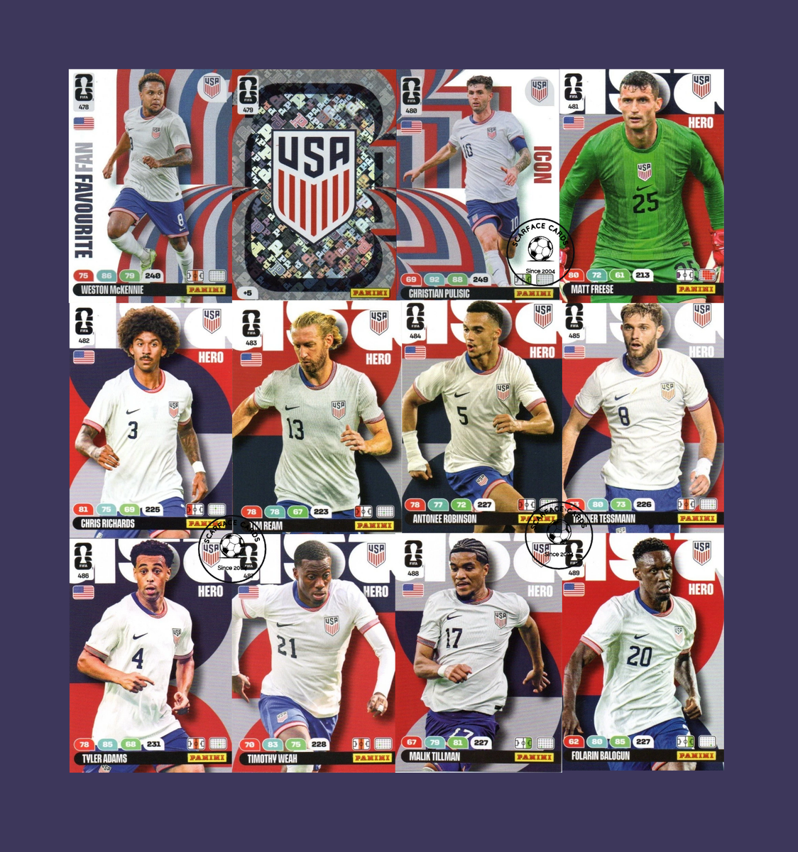 Tyler Adams - Adrenalyn XL FIFA World Cup #486