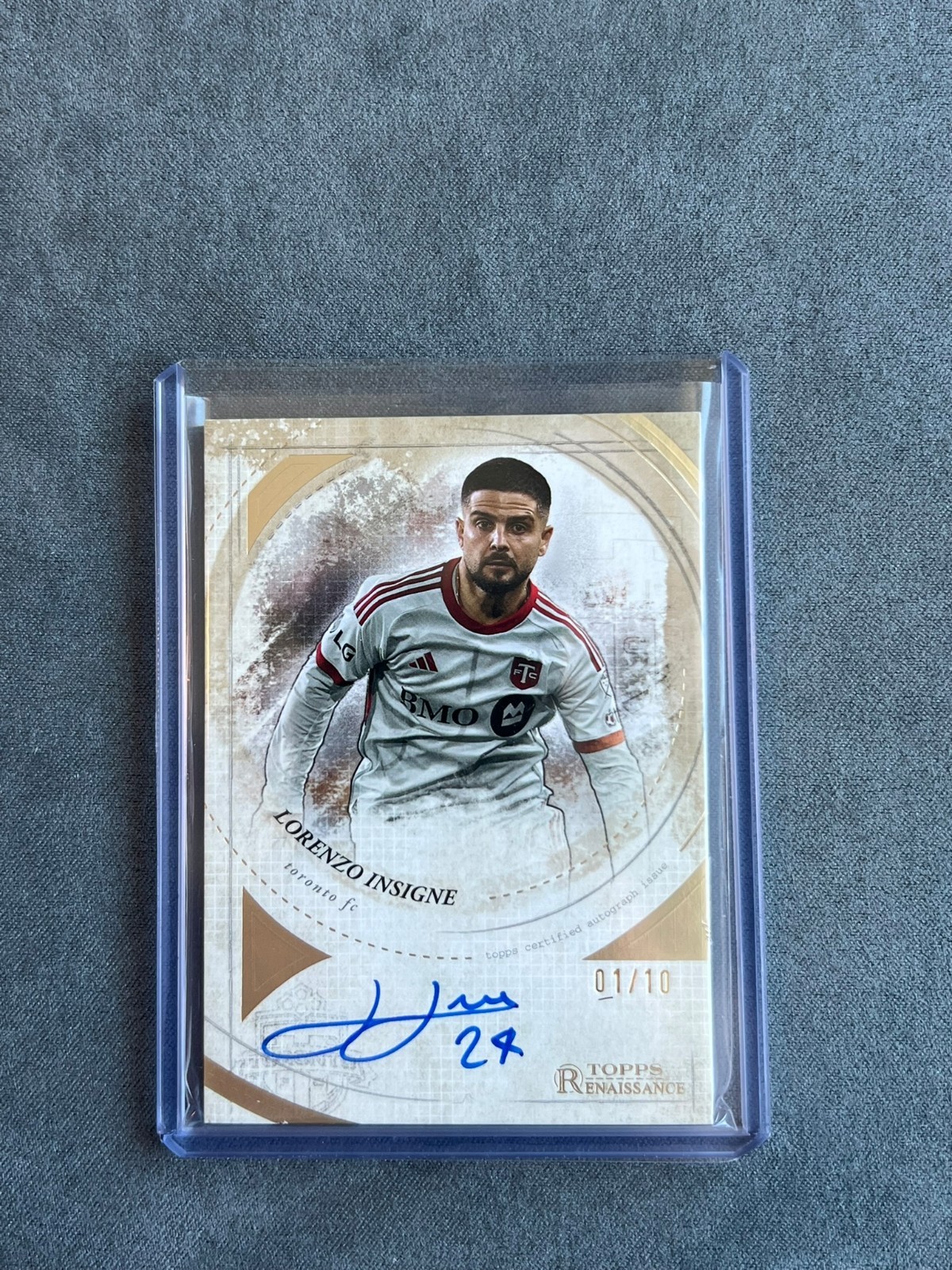 Lorenzo Insigne - Chrome MLS Renaissance Autograph #RA-LI2