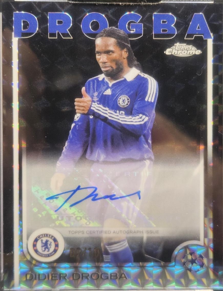 Didier Drogba - Chrome UEFA Autograph #CA-DD