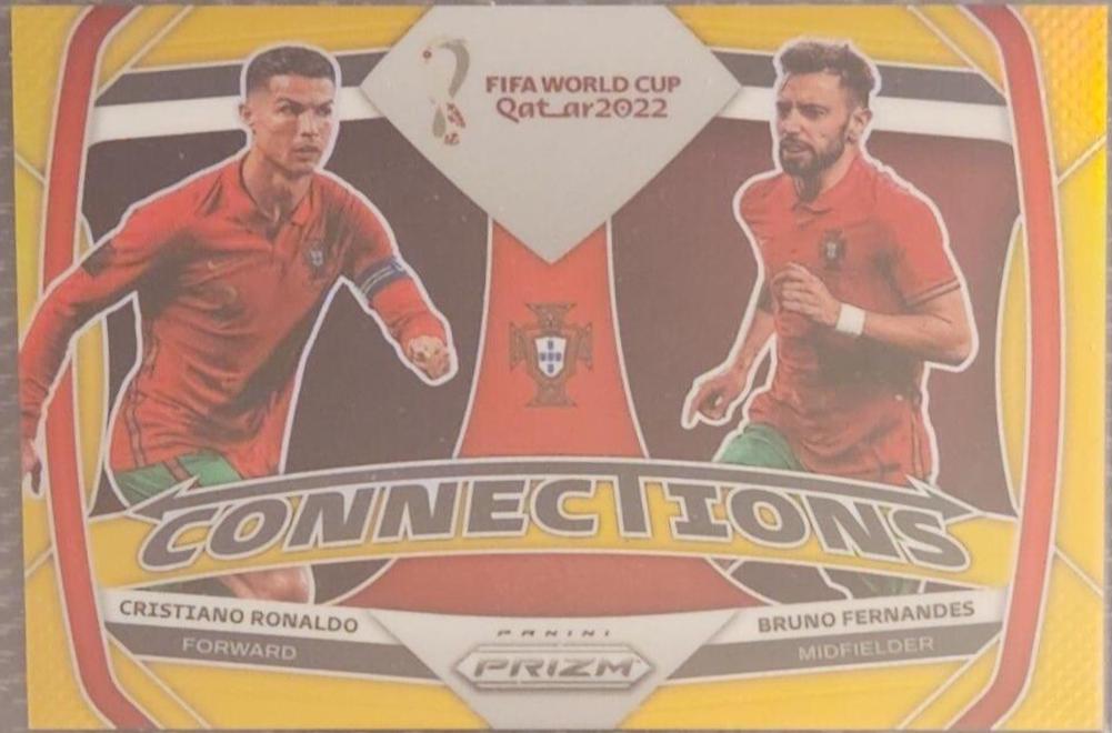 Bruno Fernandes, Cristiano Ronaldo - Prizm World Cup Connections #7