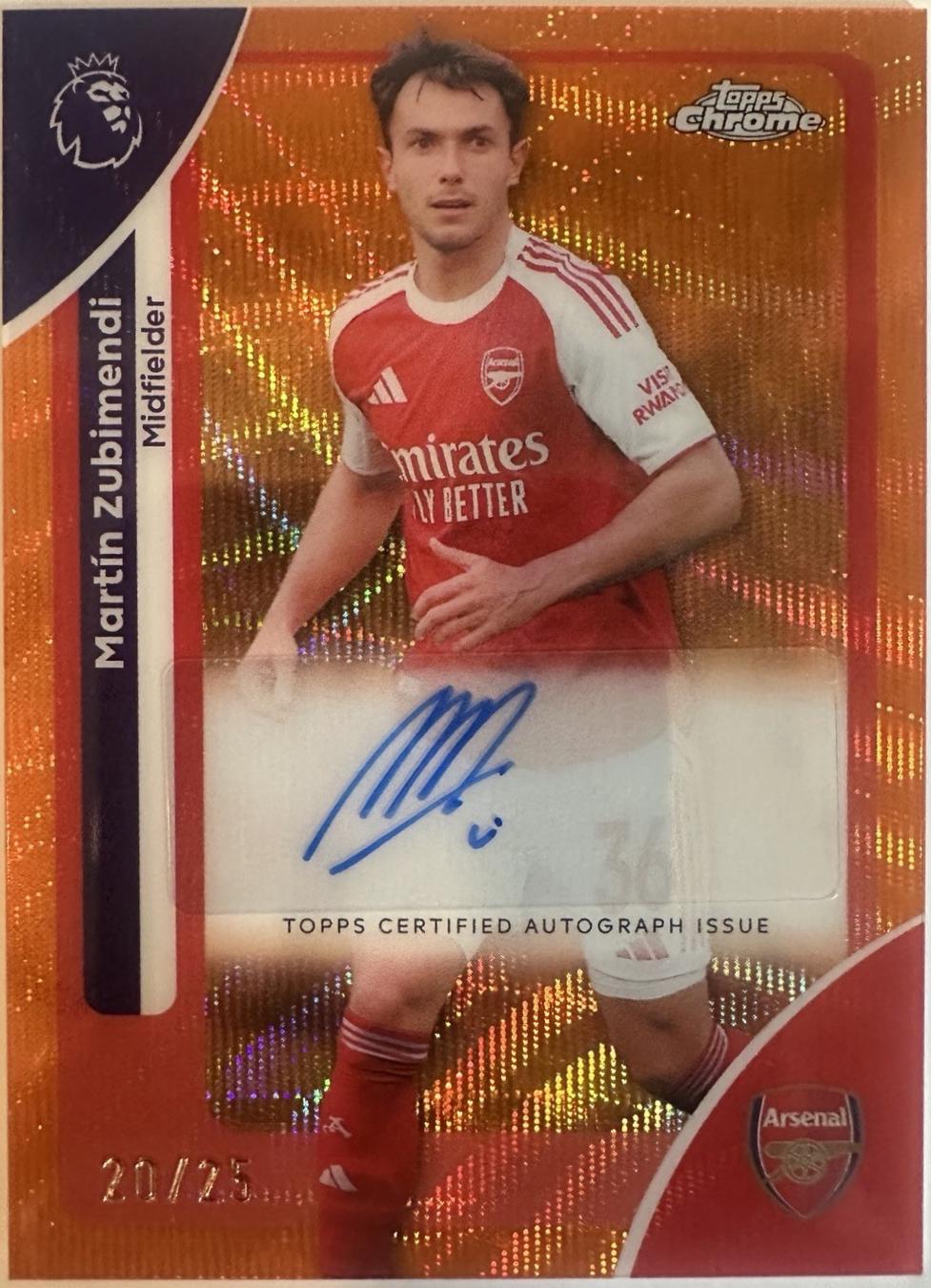 Martin Zubimendi - Chrome Premier League Autograph #CA-MZ