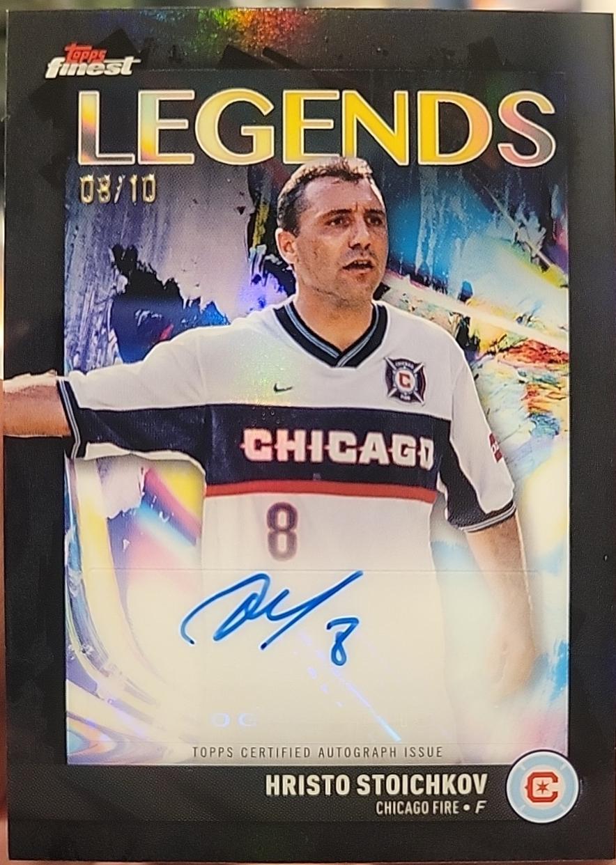 Hristo Stoichkov - Finest MLS Legends Autograph #FLA-HS