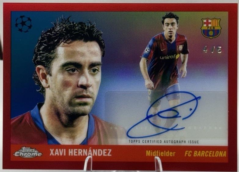 Xavi Hernandez - UEFA 1955 Autograph #55-X