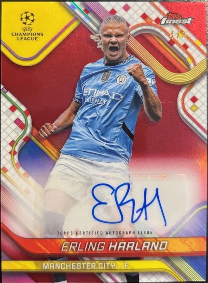 Erling Haaland - Finest UEFA Autograph #BA-EH