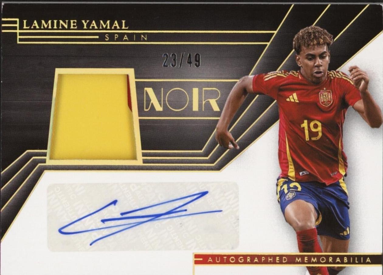 Lamine Yamal - Noir Autograph Color #11