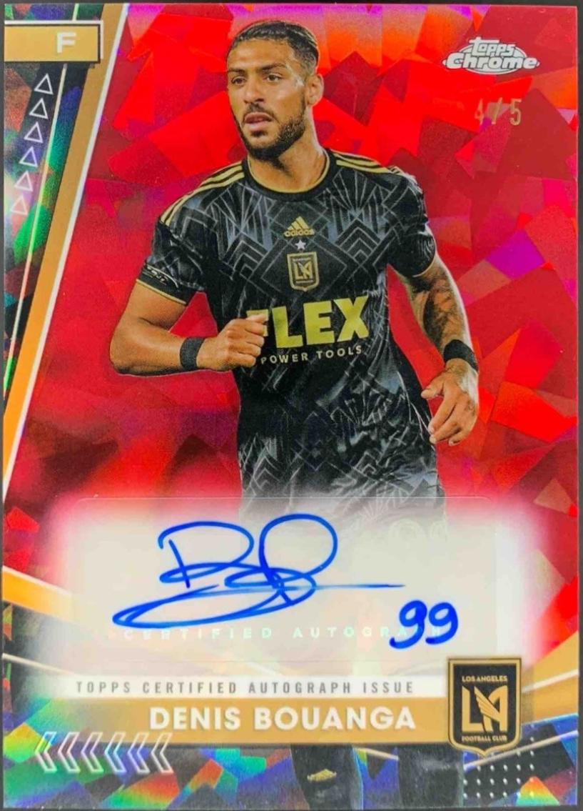 Denis Bouanga - Chrome Sapphire MLS Autograph #SA-DB