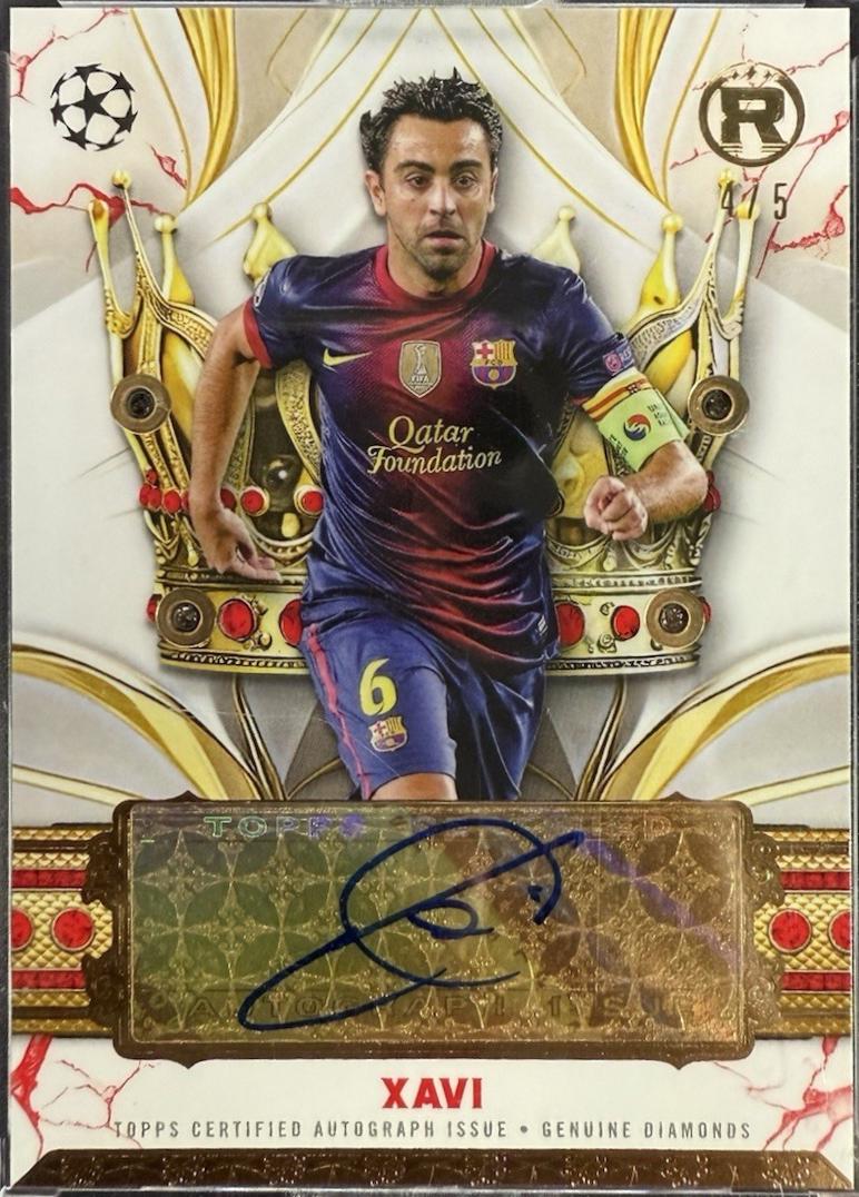 Xavi - Reverence UEFA Crowned Legend Autograph #CLA-XV