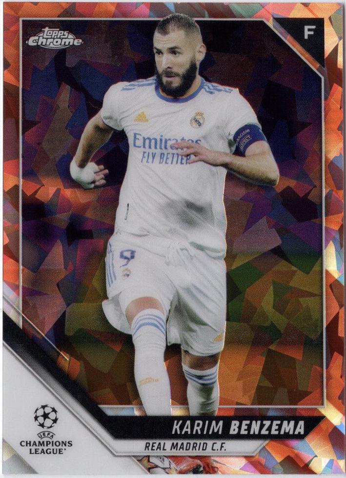 Karim Benzema - Chrome Sapphire UEFA Champions League #79