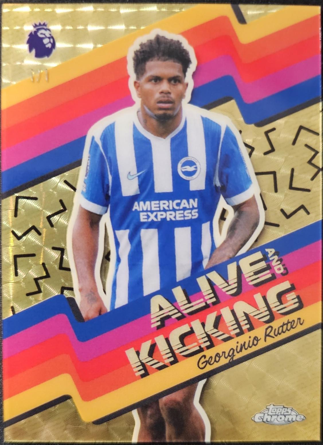 Georginio Rutter - Chrome Premier League Alive And Kicking #AK-9