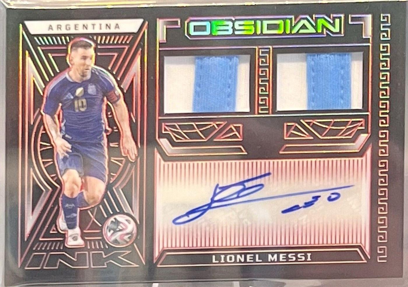 Lionel Messi - Obsidian Dual Jersey Ink #DJ-LM