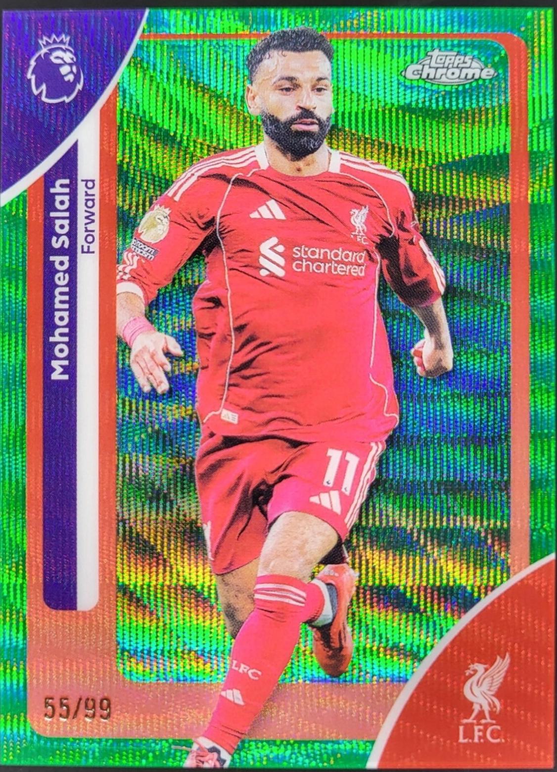 Mohamed Salah - Chrome Premier League #118