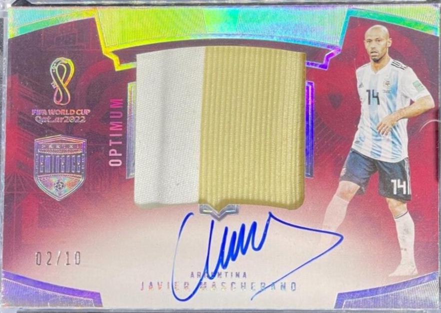 Javier Mascherano - Eminence FIFA World Cup Patch Autographs #PA-JM