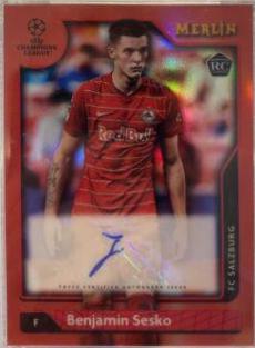 Benjamin Sesko - Merlin Chrome UEFA Autographs #A-BS
