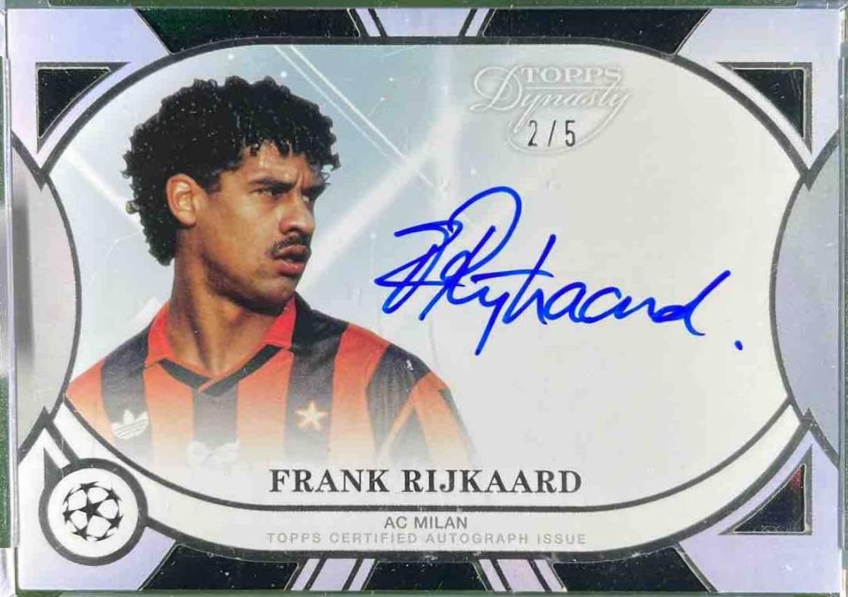 Frank Rijkaard - Dynasty UEFA Autograph #DAL-FR1